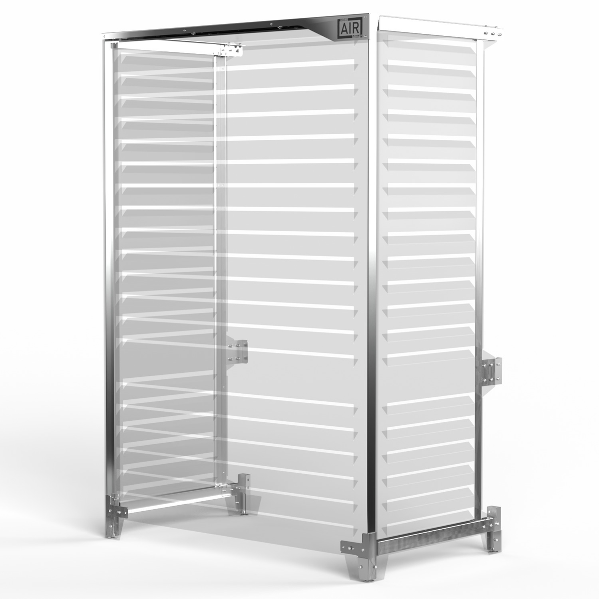 Big Blade — telaio inox e rivestimento ACP / stainless steel frame and ACP cladding