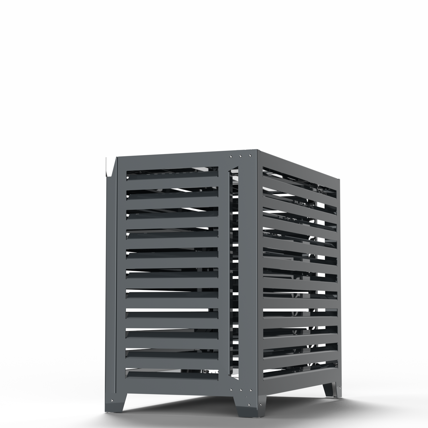 Rear and side design optimized for airflow and equipment protection – Big Blade XL anthracite. engineered for energy-efficient systems like Daikin ERLA-DV 03DV.