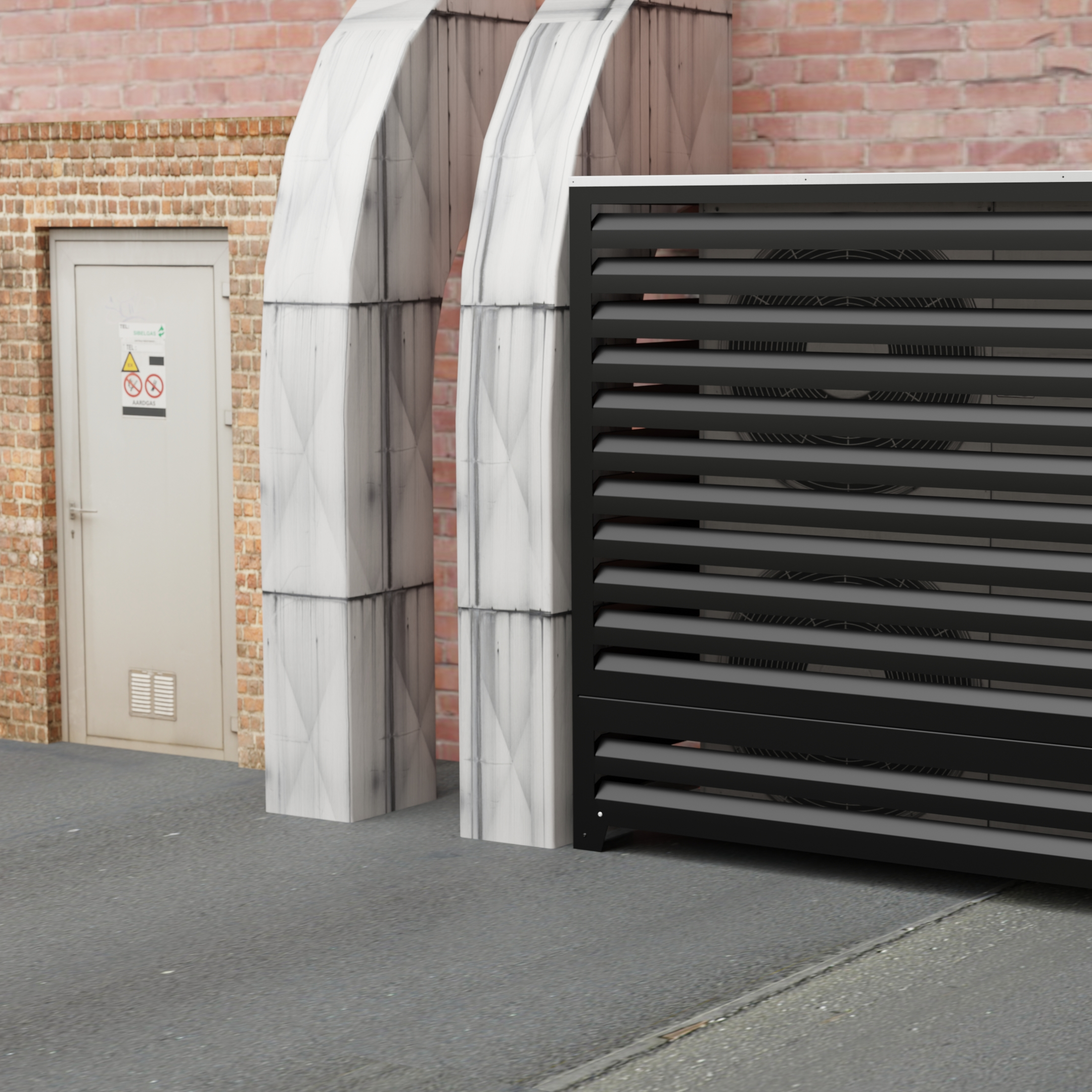 Big Blade – Floor-Mounted, Against the Wall