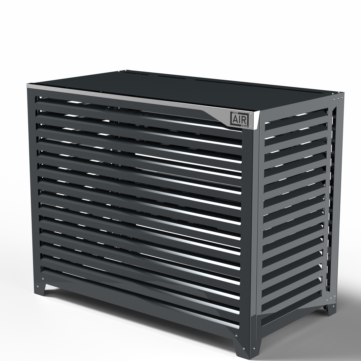 Cache technique 3XL anthracite – design sobre pour protéger votre pompe à chaleur avec style. compatible avec AOYG36LAT4 – rendement supérieur