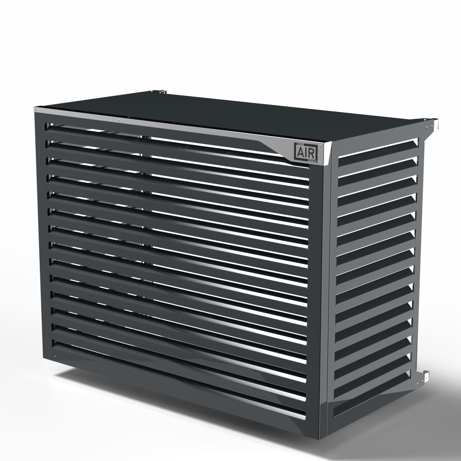 Copertura per pompa di calore elegante e protettiva: soluzione resistente per pompe extra-large – Big Blade 3XL antracite, estetica integrata e funzionalità tecnica. integrazione ideale con Argo Clima AEI1G80.