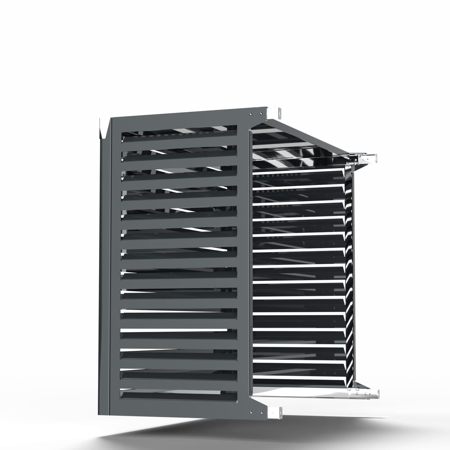 Design posteriore studiato per flussi d’aria continui – Big Blade XXL antracite montaggio a parete. prestazioni elevate con Argo Clima AEI1G110.