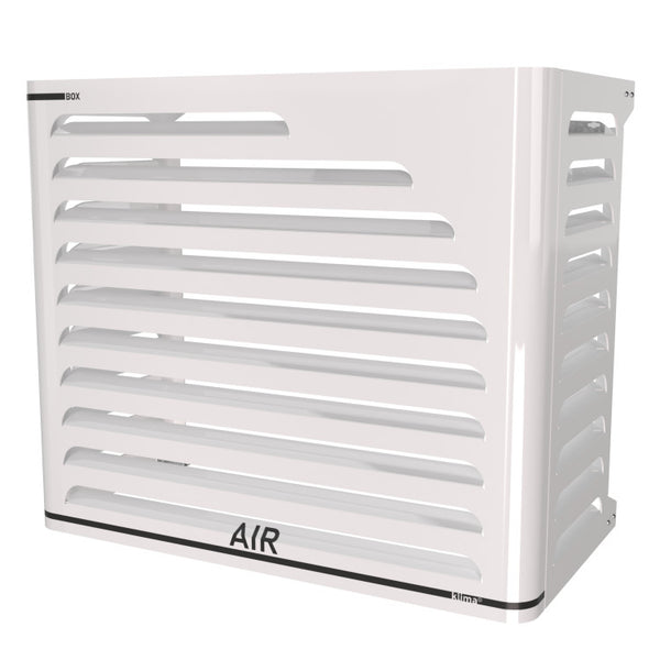 Cubierta para aire acondicionado exterior Curve blanca