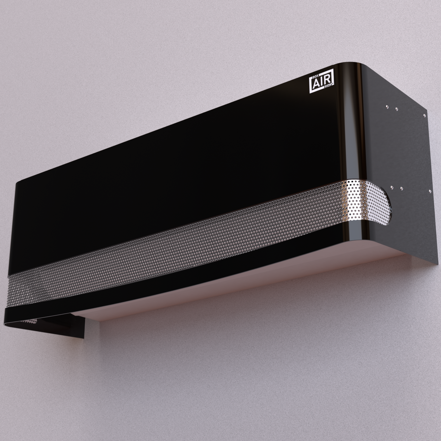 Copertura estetica per split nero – soluzione raffinata per ambienti eleganti e contemporanei. Compatibile con l’unità interna split aria condizionata Mitsubishi PUHZ-SHW112.