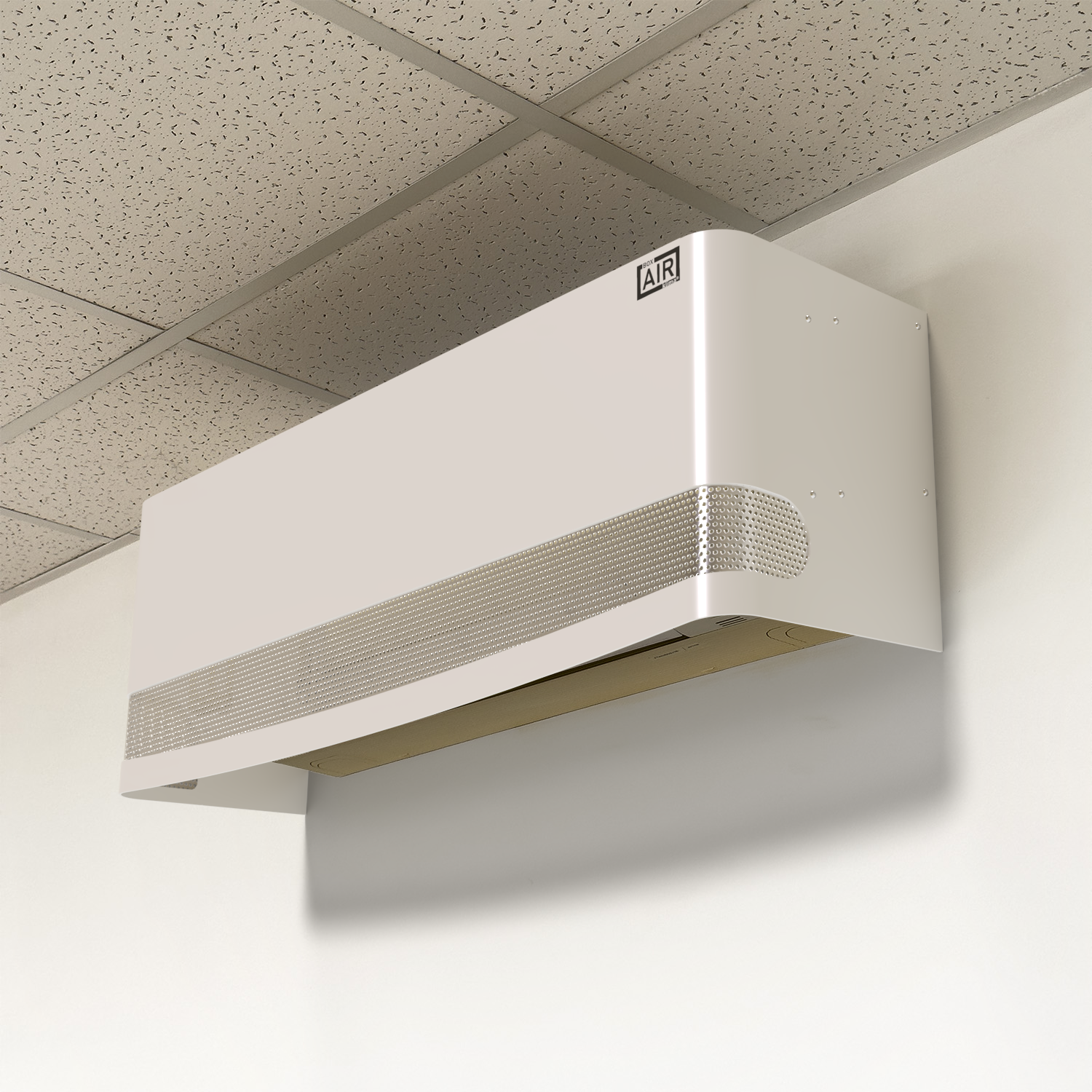Copertura bianca per split ingiallito in ufficio – rinnova e protegge con eleganza. Compatibile con l’unità interna split aria condizionata Argo Clima AEI1G110.